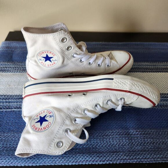 Converse Chuck Taylor All Star M7650 Optic White Unisex High Top W7 M5 - Picture 1 of 10